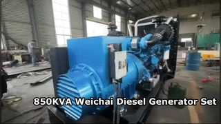850KVA Weichai ওপেন টাইপ জেনারেটরে ভলিউম ডিসকাউন্ট | ফ্যাক্টরি থেকে সরাসরি