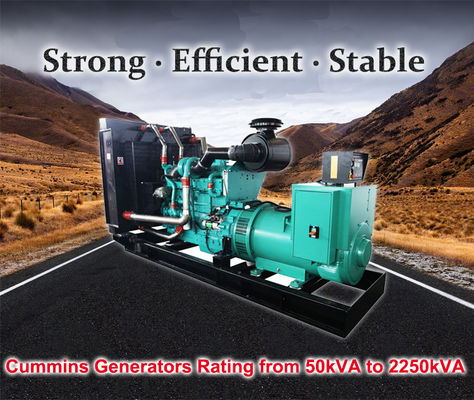 ছোট জল শীতল 110KW 137.5KVA 6 সিলিন্ডার কামিন্স ডিজেল জেনারেটর সেট