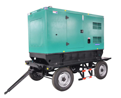কামিন্স KTA38-G2 600KW 750kva মোবাইল ট্রেলার জেনারেটর সেট