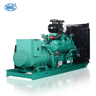 কামিন্স KTA19-G3 ইঞ্জিন ওপেন 400kw ডিজেল জেনারেটর কম শব্দ 500KVA নীরব প্রকার