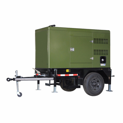 মোবাইল স্টেশন 460KW 575KVA কামিন্স ইঞ্জিন সহ ট্রেলার টাইপ ডিজেল জেনারেটর KTAA19-G6